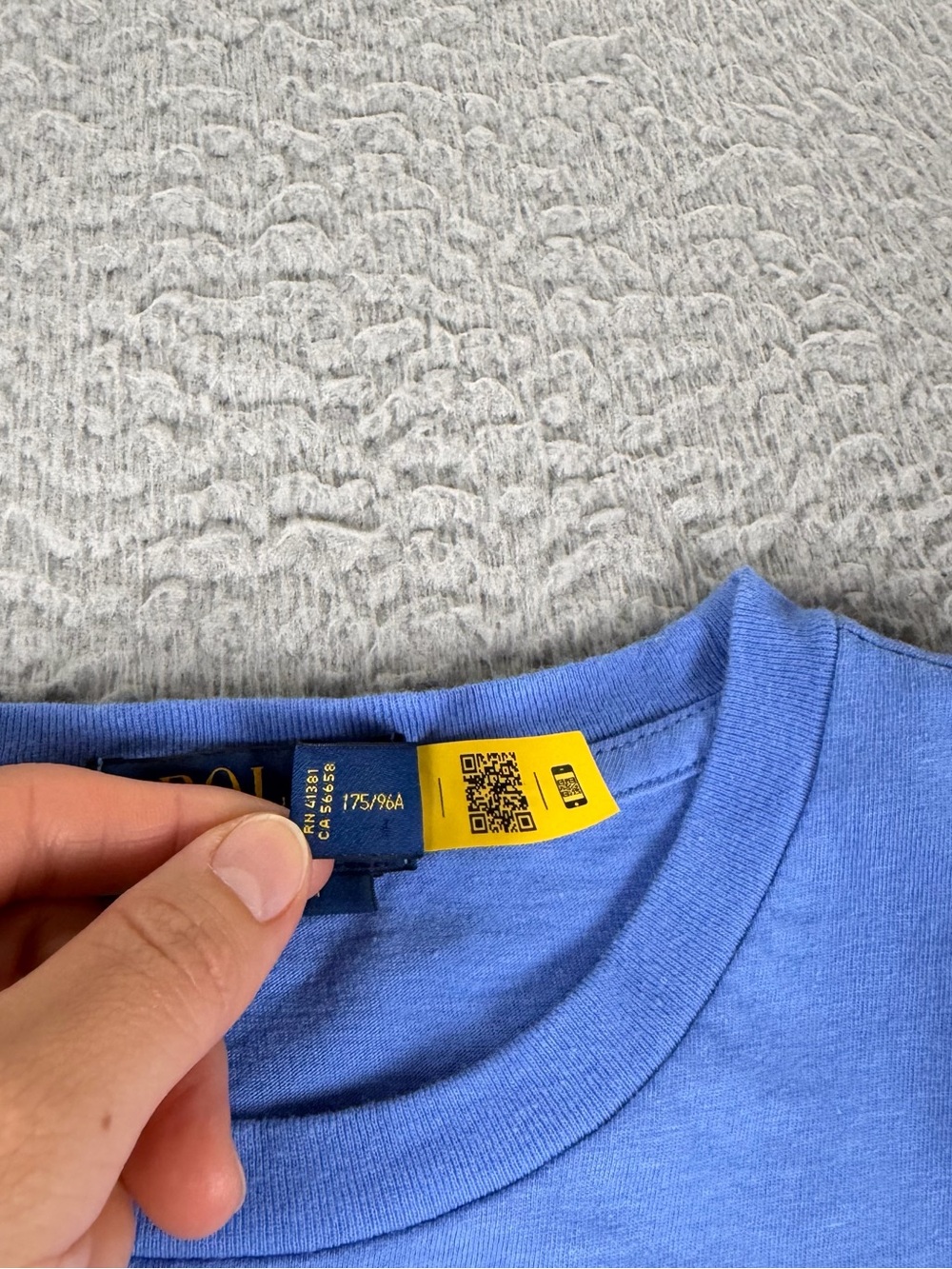 Polo Ralph Lauren Shirt Mens M Blue Classic Fit Polo Bear Graphic Long Sleeve - Picture 8 of 9